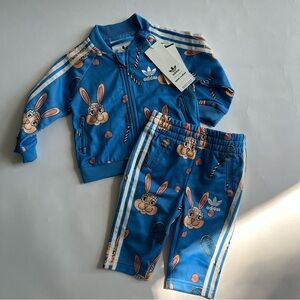 Adidas Blue Graphic Kidswear
